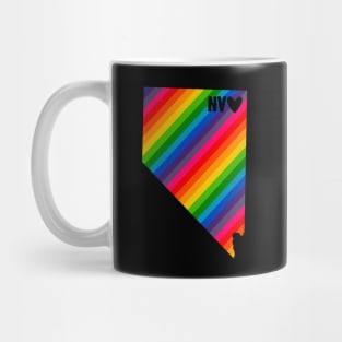 USA States: Nevada (rainbow) Mug